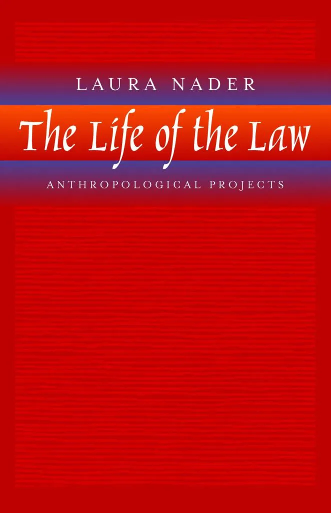 红色书封面，书名以蓝紫到橙红渐变色带呈现，副标题Anthropological Projects，整体设计简洁无插图。